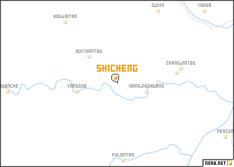 map of Shicheng