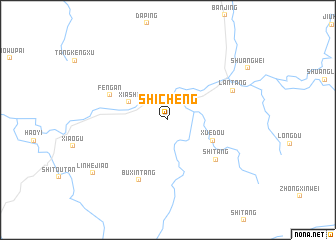 map of Shicheng