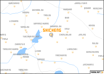 map of Shicheng