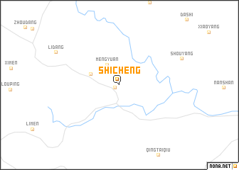 map of Shicheng