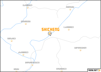 map of Shicheng