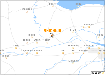 map of Shichijō