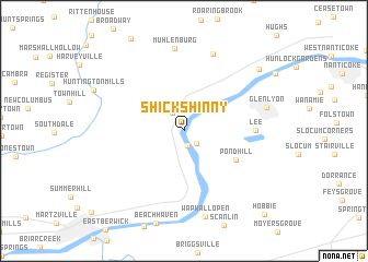 map of Shickshinny