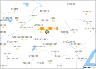 map of Shicunmiao