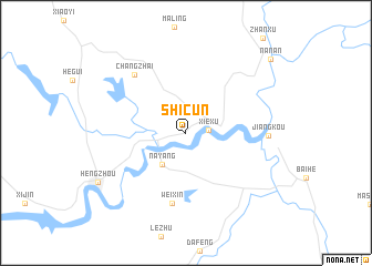 map of Shicun