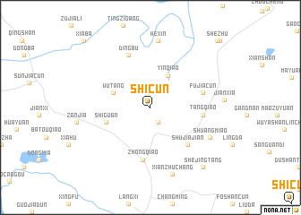map of Shicun