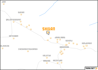 map of Shīdān