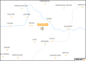 map of Shidao