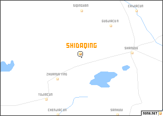 map of Shidaqing