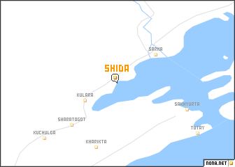 map of Shida