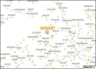 map of Shīddat