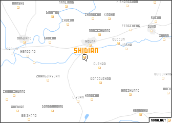 map of Shidian