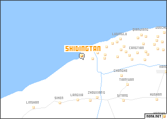 map of Shidingtan