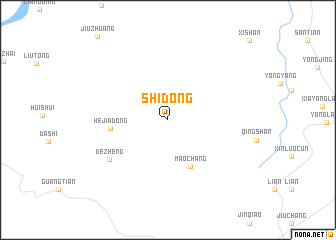 map of Shidong