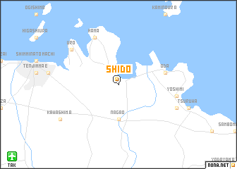 map of Shido