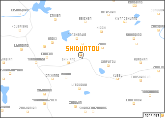 map of Shiduntou