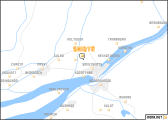 map of Shidyr