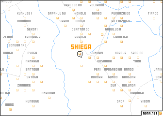 map of Shiega