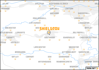 map of Shield Row