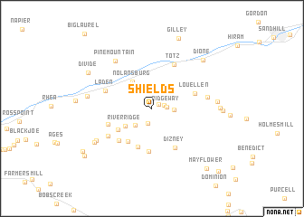 map of Shields