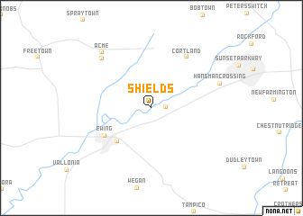 map of Shields