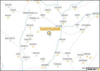 map of Shiengbwa