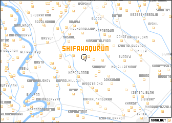 map of Shifā wa Qurūn