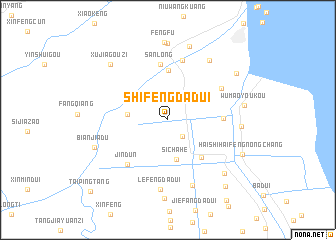 map of Shifengdadui