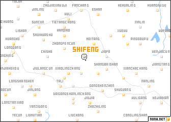 map of Shifeng