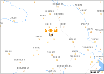 map of Shifen