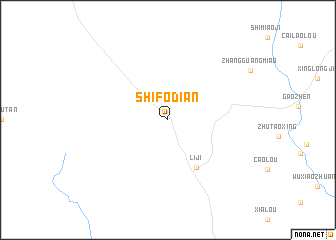 map of Shifodian