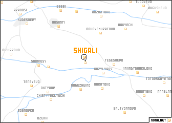 map of Shigali