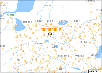 map of Shiganpur