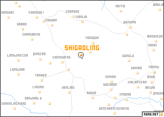 map of Shigaoling