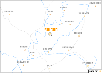 map of Shigao