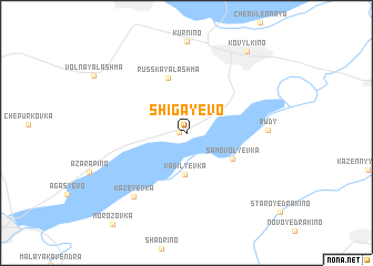 map of Shigayevo