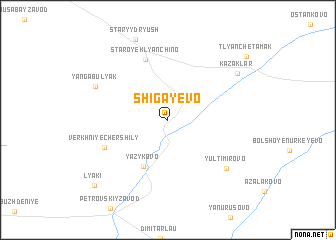 map of Shigayevo