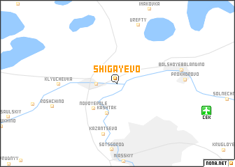 map of Shigayevo