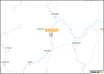 map of Shigen