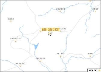 map of Shigeoka