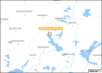 map of Shigongqiao