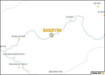 map of Shigrysh