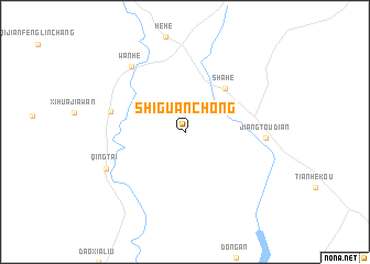 map of Shiguanchong