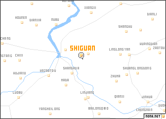 map of Shiguan