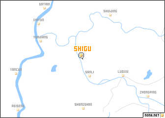 map of Shigu