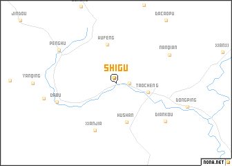 map of Shigu