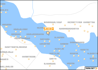 map of Shīḩā