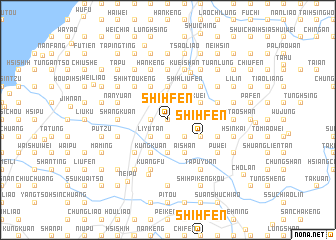 map of Shih-fen