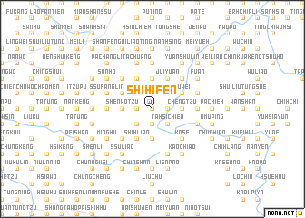 map of Shih-i-fen