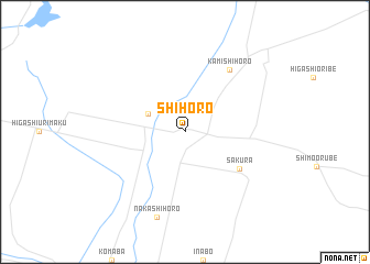 map of Shihoro